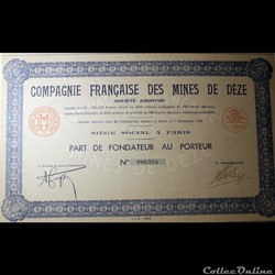 1928 - Mines de Dèze