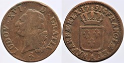 R-03 - Louis XVI - Sol - 1791, Paris