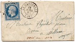 1855 - Cachet type 15 plus P.C. 602