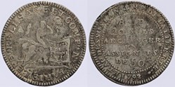 1792 - Convention - Monnaie de confiance de 20 sols