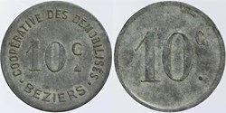 34 - Beziers - Coop. Démo. - 10 centimes