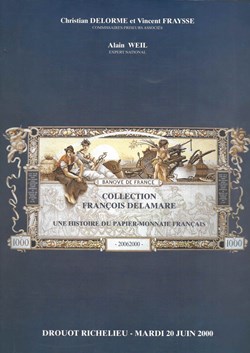 2000 - Vente collection F. Delamare