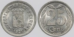 27 - Evreux - 25 centimes