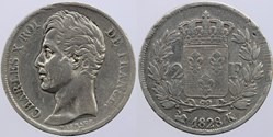 F-258 - Charles X - 2 francs - 1828 Bordeaux
