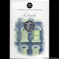 2014 - 10 euro Sempé - Liberté, hiver