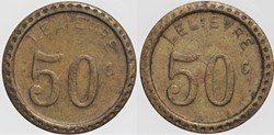 Jeton à consommer - 50 centimes