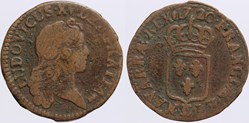 Dy 1694 - Louis XV - Liard - 1720, Besançon