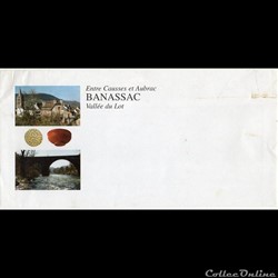2014 - Enveloppe pré-timbrée, Banassac - Documents anciens