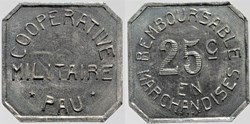 64 - Pau - Coopérative - 25 centimes