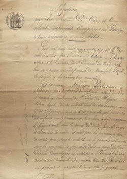 1856 - Vente d'une châtaigneraie à l'Auxelenc