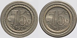 Jeton à consommer - 75 centimes