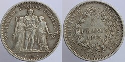 F-326 - Seconde République - 5 francs - 1848 Paris