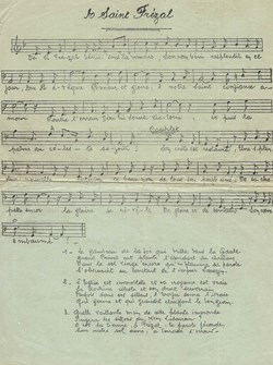 1938 - Chant, à St Frézal