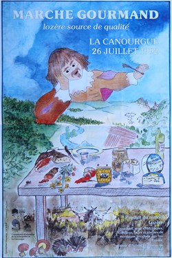 1992 - Affiche, marché gourmand