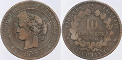 F-135 - Troisième République - Cérès - 10 c. - 1873 A