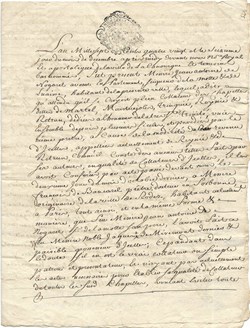 1780 - Nomination et collation des chapelles de l'église de la Canourgue