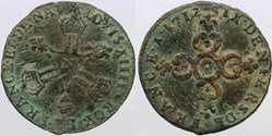 Dy 1593 - Louis XIV - 6 deniers dardenne - 1712, Montpellier