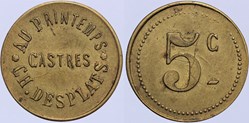 81 - Castres - 5 centimes
