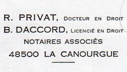 Privat R. & Daccord B. (1988)