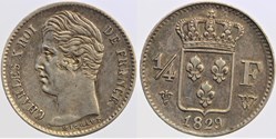 F-164 - Charles X - 1/4 de franc, 1829 Lille