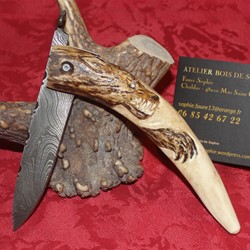 Couteau la Bèstio - Atelier bois de Sophie à Chaldas