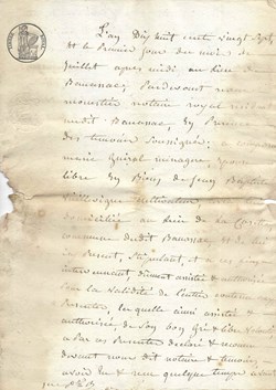 1827 - Réquisition, héritage