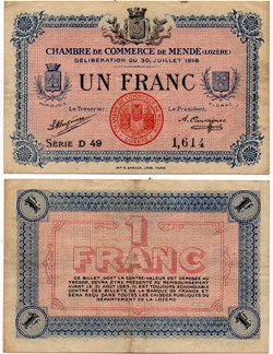 1 franc C.C.M. - Série D49