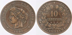 F-135 - Troisième République - Cérès - 10 c. - 1898 A