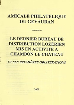 2009 - Le dernier bureau de Chambon le Château