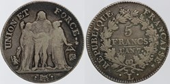 F-296 - Directoire - 5 francs - AN 7 Bayonne