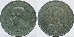 F-133 - Second Empire - 10 centimes - 1855 MA ancre