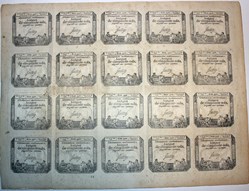 Planhe de 20 assignats de 50 sols - 23 mai 1793