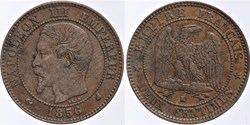 F-107 - Second Empire - 2 centimes - 1856 K