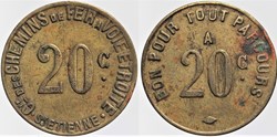 42 - St-Etienne - C.C.F. - 20 centimes