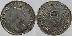 Dy 1521a - Louis XIV - Demi écu - 1694, Toulouse