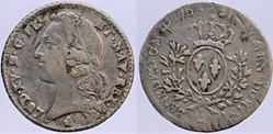 Dy 1682 - Louis XV - 1/5 d'écu - 1763, Perpignan