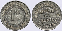 75 - Paris - F. C. - 1 franc