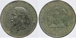 F-133 - Second Empire - 10 centimes - 1856 A