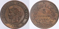 F-118 - Troisième République - Cérès - 5 c. - 1893 A