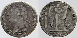 R-46 - Louis XVI - Ecu - 1793, Toulouse