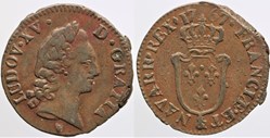 Dy 1697 - Louis XV - 1/2 sol - 1767, Aix