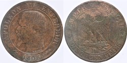 F-116 - Second Empire - 5 centimes - 1856 D