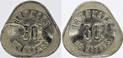 44 - Nantes - Tramway - 30 centimes