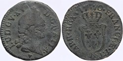 Dy 1697 - Louis XV - 1/2 sol - 1770, Aix