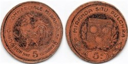 32 - Mirande- 5 centimes