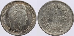 F-210 - Louis Philippe I - 1 franc - 1832 H