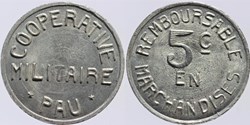 64 - Pau - Coopérative - 5 centimes