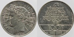 F-456 - Fraternité - 100 fr. - 1988