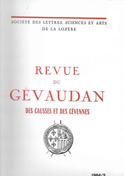 1984 - Revue du Gévaudan des Causses et des Cévennes