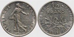 F-198 - Roty - 1/2 fr. - 1969